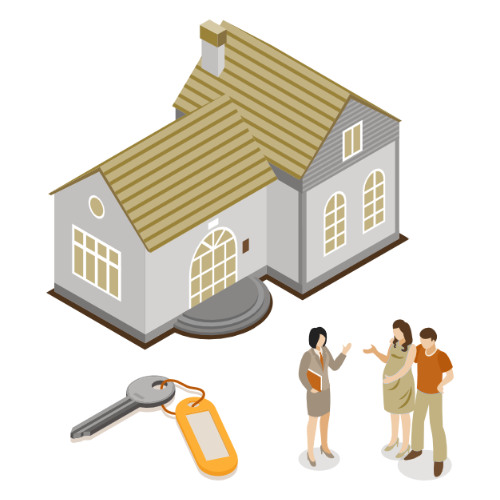 house buyer illustration